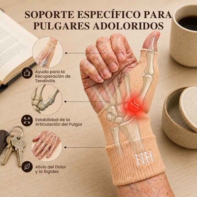 Muñequera con estabilizador de pulgar