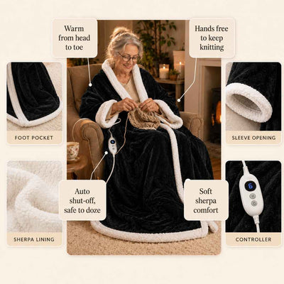 Wearable Heated Blanket