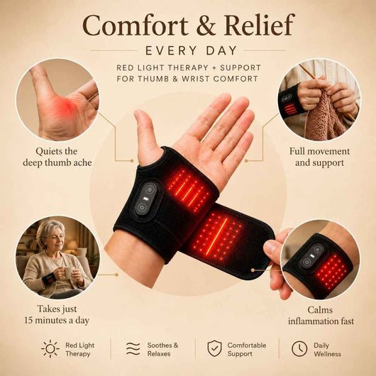 Red Light Thumb and Wrist Wrap